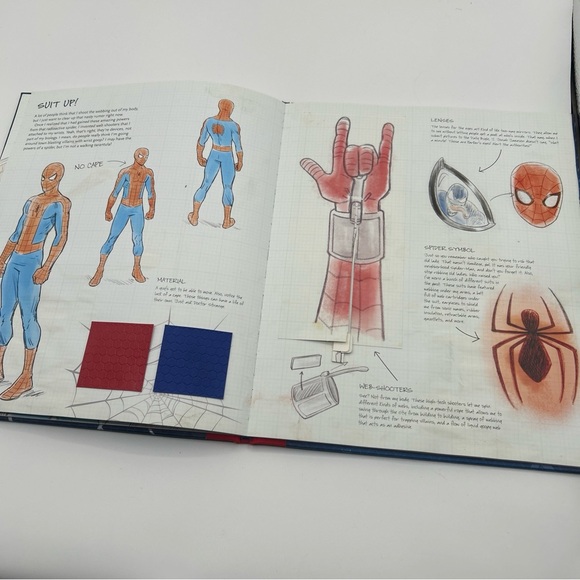 Marvel Spider-Man Spideyography with Red and Blue Cover - Picture 11 of 13
